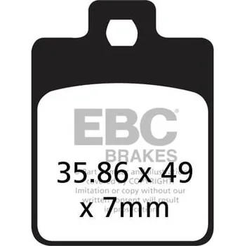 Brzdová destička Brzdové destičky EBC SFA260 GILERA Stalker Base 50 1998-2006