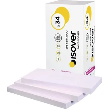 Tepelná izolace Fasádní polystyren Isover EPS sokl 3000 1250 x 600 x 50 mm, balení 10 ks