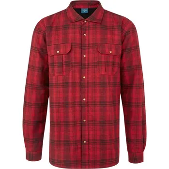 Pánská košile PORTWEST Košile KA313, károvaná, s podšívkou sherpa, dlouhý rukáv POR-KA313RERXL XL Červená