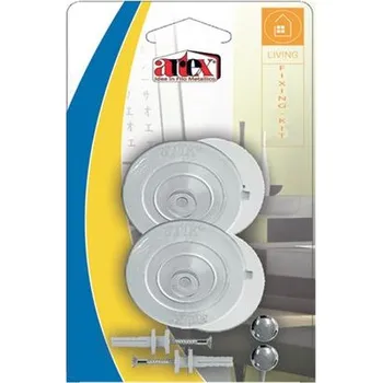 Drátěná police ARTEX Montážní balíček, 2x přísavka, 2x vrut