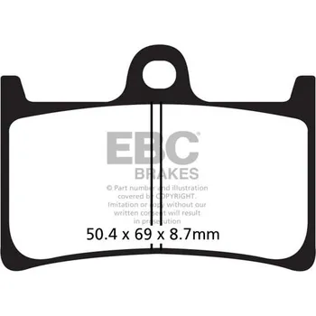 Brzdová destička Brzdové destičky EBC SFAC252 YAMAHA XP 560 T-MAX 2020-2020