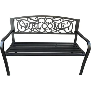 Zahradní lavice Zahradní lavice IRIDESA - černá