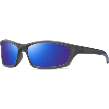 cyklistické brýle Techsuit - Cyklistické brýle (24101) - pro cyklistiku a sportovní aktivity v přírodě, polarizované, unisex - Gun / Blue