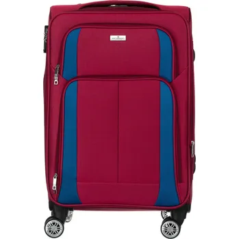 Peterson Vínový velký cestovní kufr PTN 5209-L Velikost: L