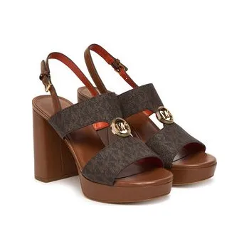 Dámské sandále Sandály MICHAEL Michael Kors Erin Platform 40S6ERHS1B Hnědá 41