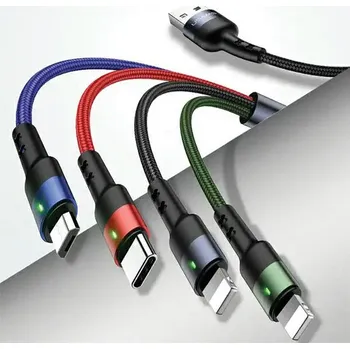 Datový kabel Sada kabelů USB - USB typ C / microUSB / Lightning Usams