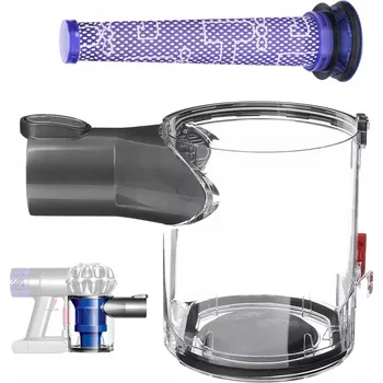 Nádoba na prach pro vysavače Dyson V6 DC58 DC59 DC62 DC74 + Filtr