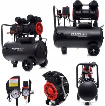 Kompresor Bezolejový kompresor Kraft&Dele KD1386 50 l 8 bar