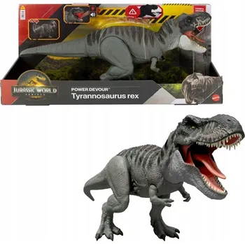 Figurka Figurka Mattel Jurassic World Mocný Tyranosaurus Rex s funkcí kousání