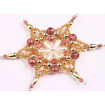 Dětské navlékací korálky Stavebnice vánoční hvězda - Levana č.5