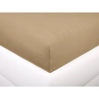 Prostěradlo Aaryans Jersey prostěradlo béžové Rozměry prostěradla: 90x200 cm