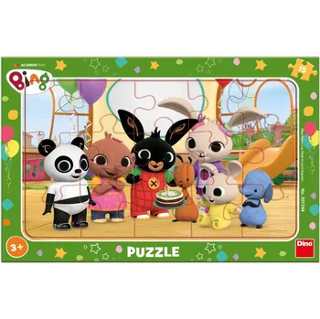 Puzzle Puzzle v rámu Bing ve školce 15 dílků