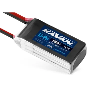 KAVAN Li-Po 1300mAh/11,1V 40/80C 14,4Wh - expresní doprava