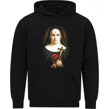 Pánská mikina Pánská mikina Svatá Rita z Cascie (Velikost: 5XL, Barva: Černá)