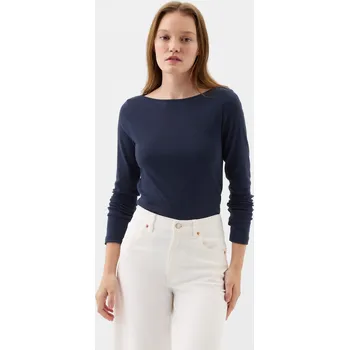 Dámské tričko GAP Dámské Tričko s dlouhým rukávem Gap Modrá M (2436118)