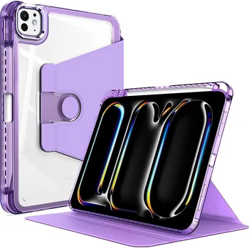 Techsuit - Crystal Vision - iPad Pro 11 (2024) / iPad Pro 11 (2025) - fialový