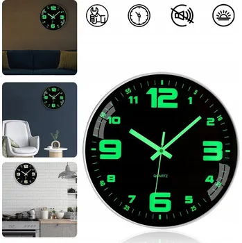 Hodiny Nástěnné hodiny Bedee černé 30 cm