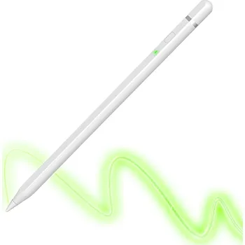 Techsuit - Stylus Pen (AP01 Pro) - pro iPad, Bluetooth, Type-C, odmítnutí dlaně, senzor tlaku při náklonu, 125mAh - bílý
