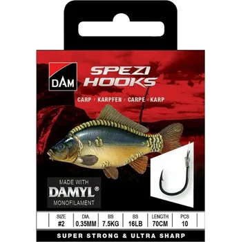 Dam Návazec Spezi Carp vel.4 70 cm 10 ks 0,30 mm 5,4 kg