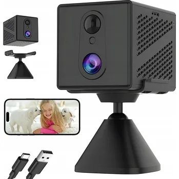 MINI WIFI KAMERA 5G 2.4G BEZDRÁTOVÁ PIR DETEKCE POHYBU NOČNÍ VIDĚNÍ