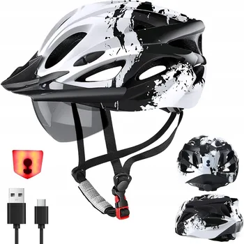 Cyklistická přilba Dospělá Přilba na Kolo Silniční MTB Nastavitelná pro Jízdu na Kole, Bruslích, Koloběžce a Skateboardu