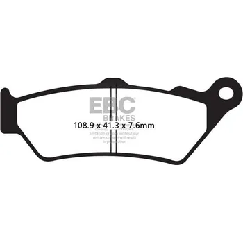 Brzdová destička Brzdové destičky EBC SFA209/2 BMW C1 125 2000-2004