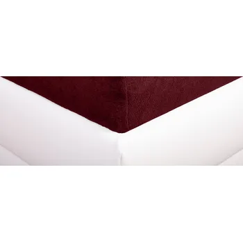 Prostěradlo Aaryans Froté prostěradlo vínové Rozměry prostěradla: 90x200 cm