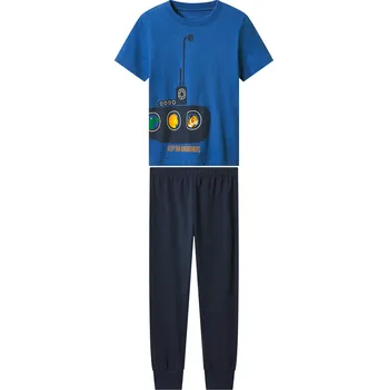 Chlapecké oblečení lupilu® Dětské pyžamo (modrá, 110/116)