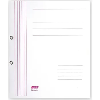 Sešit Šanon A4 Bigo bílý s očkem