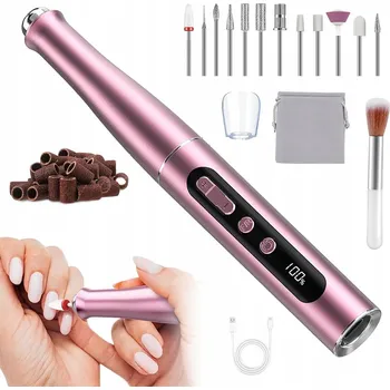 BRUSKA NA NEHTY MANIKÚRA PEDIKÚRA PROFESIONÁLNÍ BEZDRÁTOVÁ SADA