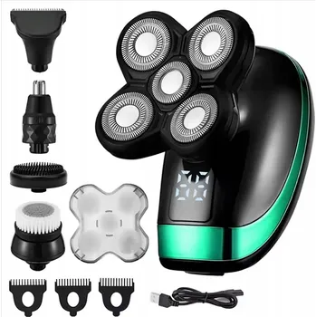 Holicí strojek HOLICÍ STROJEK PÁNSKÝ ELEKTRICKÝ HOLICÍ STROJEK NA HLAVU, VOUSY, ZASTŘIHOVAČ 5V1 4D