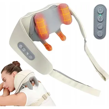 Masážní přístroj Masážní Přístroj na ramena a krk s vyhříváním 2000 mAh na USB