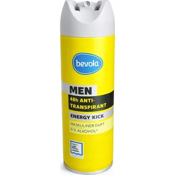 Bevola Men Antiperspirant Energy Kick 48h 200 Ml 0% alkoholu DE