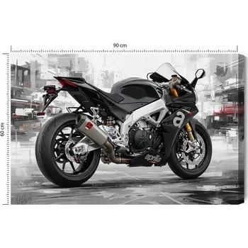 Obraz Obraz na plátně Motocykl Aprilia RSV4 RR 1000 Abstrakce canvas 90x60