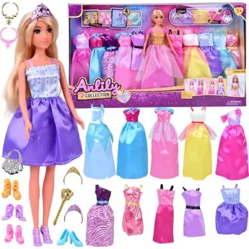 Panenka Panenka Anlily + velký set 11 šatů a doplňky