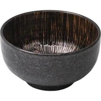 Jídelní miska BRONZE CONVERGING 16 cm, hnědá, keramika, MIJ