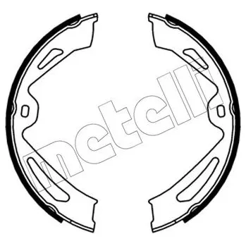 Auto-moto Sada brzdových čelistí, parkovací brzda METELLI 53-0726