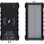 Solární powerbanka Viking Technology W24W UNI Černá, Bílá
