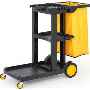 Drogerie B2B Partner Profesionální úklidový vozík s pytlem, 1120 × 470 × 990 mm