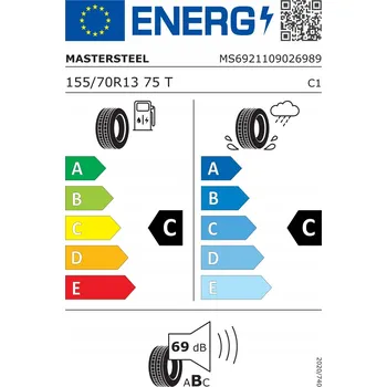 Letní osobní pneu Letní pneumatika 155 70 R13 Master-steel Club sport 75T 70R13