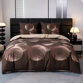 Povlečení Kompletní Povlečení 160x200 + 2 povlaky na polštáře 70x80 Saténová Bavlna oboustranné 2727