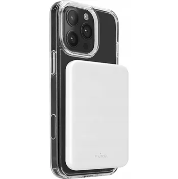 Powerbanka Powerbank Puro 5000 mAh bílý
