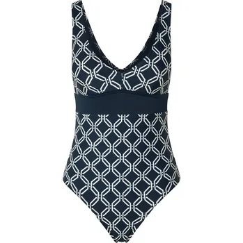 Dámské plavky 726043 - Tchibo - Plavky - pro ženy - vel. 38 - barva: modrá/s potiskem