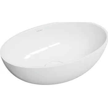 Umyvadlo Omnires Shell M+ umyvadlo 50x32 cm oválné na pult bílá SHELL500UNBP
