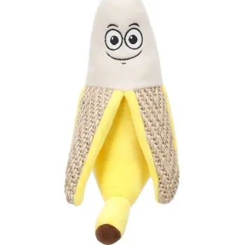Hračka FLAMINGO plyš - Krafu banán žlutý 10,5x9x27cm