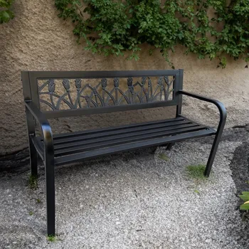 Zahradní lavice Kovová zahradní lavice RABELA - černá