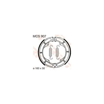 Brzdová čelist TRW ZF brzdové čelisti - pakny (160X30mm) (S606) (TRW ZF brzdové čelisti - pakny (160X30mm) (S606))