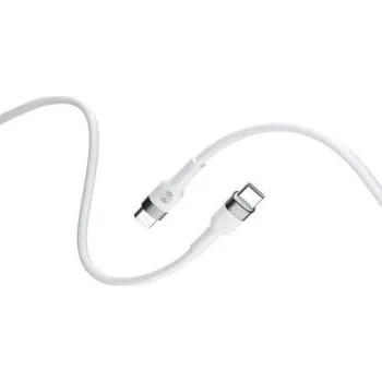 Datový kabel Datový kabel Forever Flexible USB-C/USB-C 2m 60W bílý (GSM115428)
