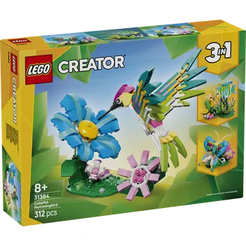 Stavebnice LEGO LEGO Creator 3v1 31384 Divoká zvířata: barevný kolibřík