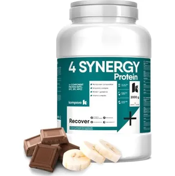 Protein Kompava 4 SYNERGY Protein, čokoláda-banán, 2000g
